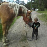 Our 4 and 5 year olds - Floyd leads Lady